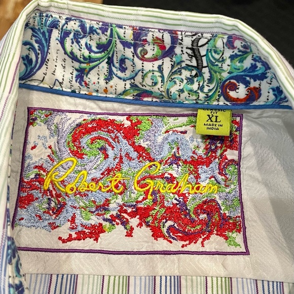 Robert Graham Flip Cuff Long Sleeve Button Shirt - Picture 10 of 11